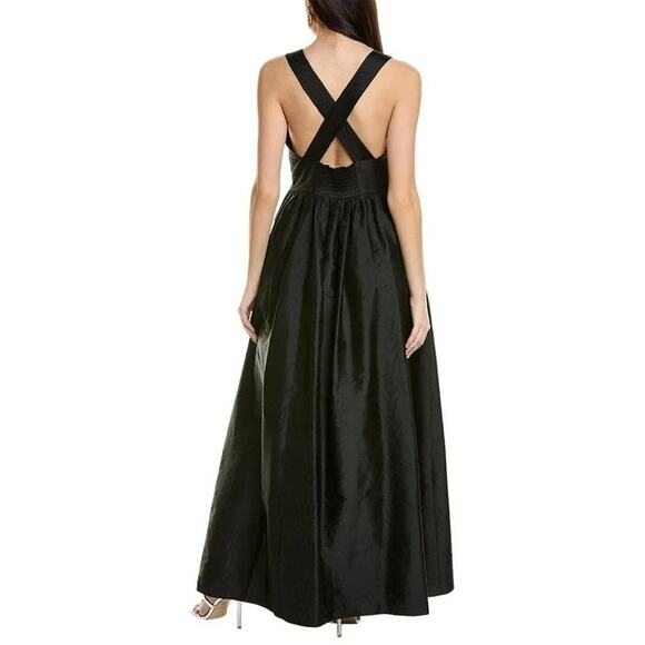 Sachin & Babi NWT Kenzia Brooch-Embellished Black Gown Sz:8 Ret$895 CURRENT! - Picture 6 of 12